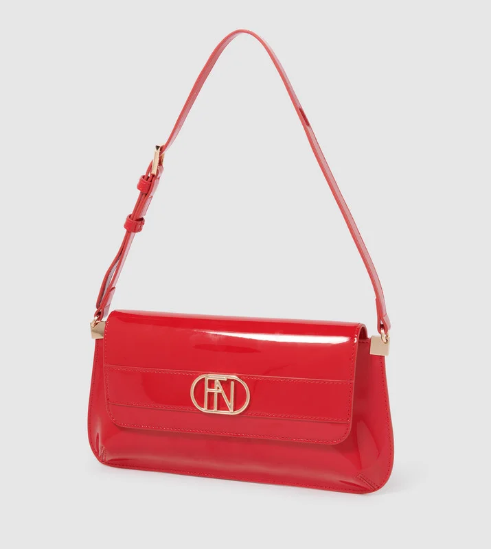 forever new  SHILOH Glossy Shoulder Bag for Women | Best Price UAE
